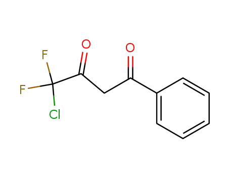 Molecular Structure of 2062-21-7 (1,3-Butanedione, 4-chloro-4,4-difluoro-1-phenyl-)