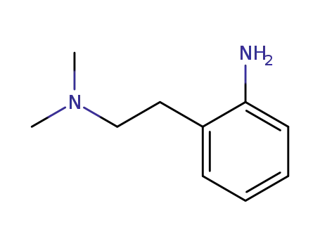 Molecular Structure of 3478-92-0 (2-[2-(diMethylaMino)ethyl]aniline)
