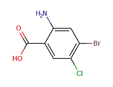 2-amino-4-bromo-5-chlorobenzoic Acid