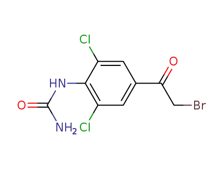 4-carbamoylamino-3,5-dichloro-α-bromoacetophenone