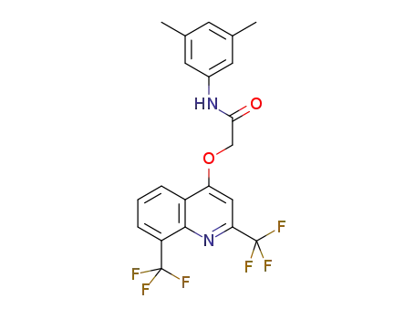 2-((2,8-bis(trifluoromethyl )quinolin-4-yl)oxy)-N-(3,5-dimethylphenyl)acetamide