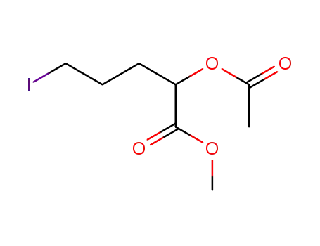 methyl 2-(acetyloxy)-5-iodopentanoate
