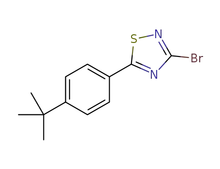 3-bromo-5-(4-(tert-butyl)phenyl)-1,2,4-thiadiazole