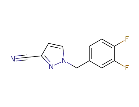1-(3,4-difluorobenzyl)-1H-pyrazole-3-carbonitrile
