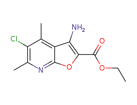 ethyl 3-amino-5-chloro-4,6-dimethylfuro[2,3-b]pyridine-2-carboxylate