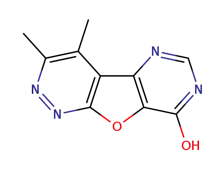 3,4-dimethylpyrimido[4',5':4,5]furo[2,3-c]pyridazin-8-ol