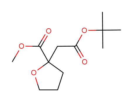 methyl 2-(2-tertbutoxy-2-oxoethyl)tetrahydrofuran-2-carboxylate
