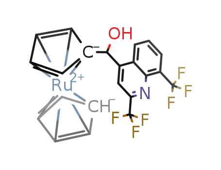 [2,8-bis(trifluoromethyl)quinolin-4-yl]ruthenocenemethanol