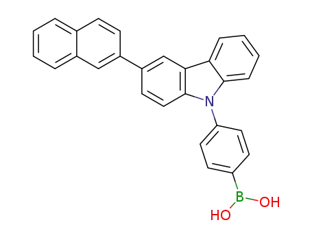 (4-(3-(naphthalen-2-yl)-9H-carbazol-9-yl)phenyl)boronic acid