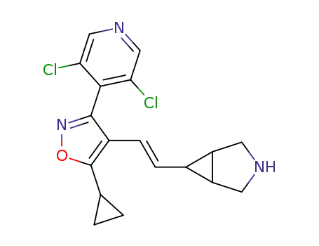 (E)-4-(2-(3-azabicyclo[3.1.0]hexan-6-yl)vinyl)-5-cyclopropyl-3-(3,5-dichloropyridin-4-yl)isoxazole