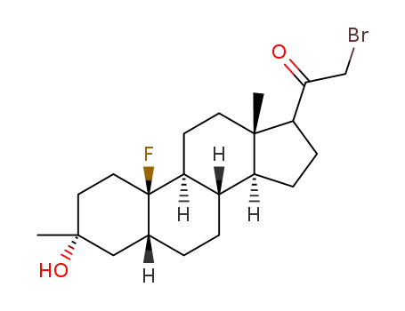 2-bromo-1-((3R,5R,8S,10R,13S,14S)-10-fluoro-3-hydroxy-3,13-dimethylhexadecahydro-1H-cyclopenta[a]phenanthren-17-yl)ethan-1-one