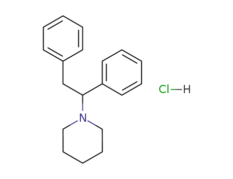 1-(1,2-diphenylethyl)piperidine hydrochloride
