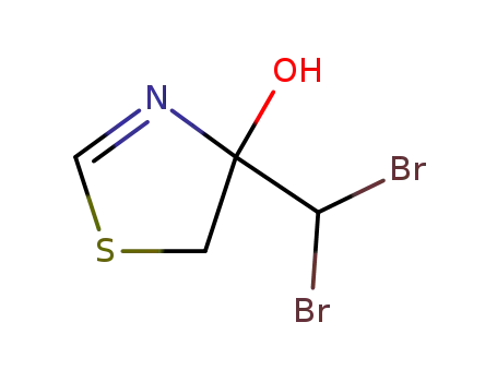 4-dibromomethyl-4,5-dihydro-thiazol-4-ol