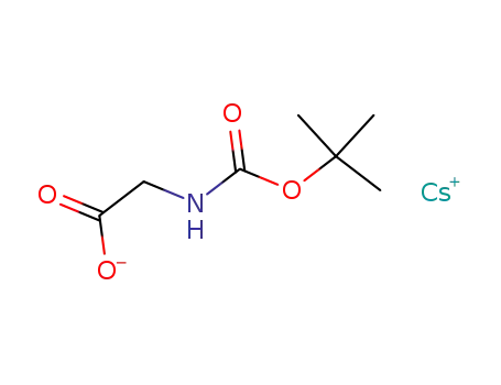 Boc-glycine cesium salt