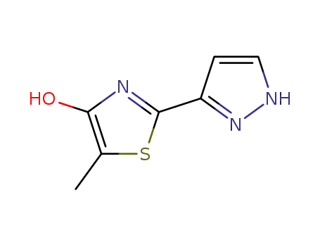 2-(3-pyrazolyl)-4-hydroxy-5-methylthiazole