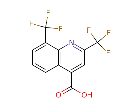 4-Quinolinecarboxylicacid, 2,8-bis(trifluoromethyl)-