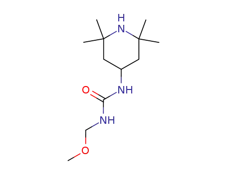 Molecular Structure of 66650-99-5 (Urea, N-(methoxymethyl)-N'-(2,2,6,6-tetramethyl-4-piperidinyl)-)