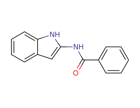 2-(benzoylamino)indole