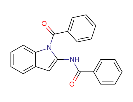1-benzoyl-2-benzamidoindole