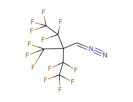Molecular Structure of 87879-93-4 (Pentane,
3-(diazomethyl)-1,1,1,2,2,4,4,5,5,5-decafluoro-3-(trifluoromethyl)-)