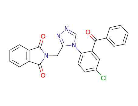 N-[4-(2-benzoyl-4-chloro-phenyl)-4H-[1,2,4]triazol-3-ylmethyl]-phthalimide