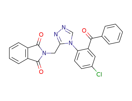 1H-Isoindole-1,3(2H)-dione,
2-[[4-(2-benzoyl-4-chlorophenyl)-4H-1,2,4-triazol-3-yl]methyl]-