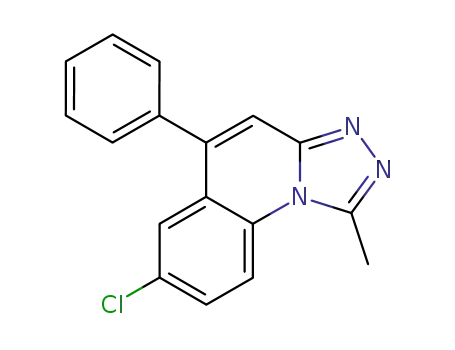 [1,2,4]Triazolo[4,3-a]quinoline, 7-chloro-1-methyl-5-phenyl-