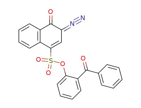 2-diazonaphthalenone 4-sulfonyl ester of o-hydroxybenzophenone