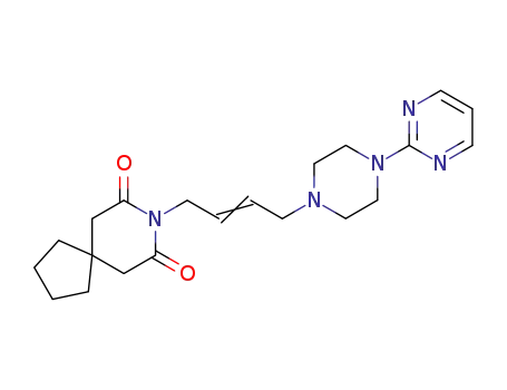 8-<4-(4-pyrimidin-2-yl-piperazin-1-yl)but-2-enyl>-8-aza-spiro<4.5>decane-7,9-dione