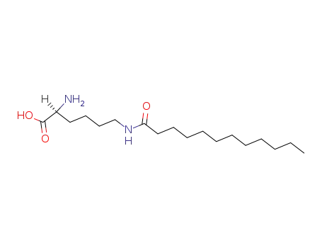 Molecular Structure of 52315-75-0 (N'-Laruoyl-L-lysine)