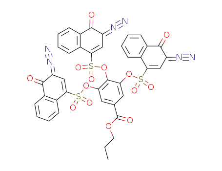 3,4,5-Tris-(3-diazo-4-oxo-3,4-dihydro-naphthalene-1-sulfonyloxy)-benzoic acid propyl ester