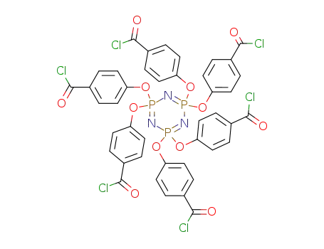 hexa[p-(formyloxy)chlorophenoxy]cyclotriphosphazene