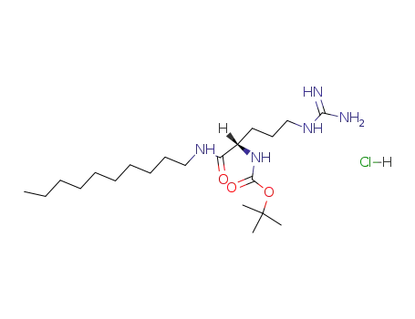 ((S)-1-Decylcarbamoyl-4-guanidino-butyl)-carbamic acid tert-butyl ester; hydrochloride