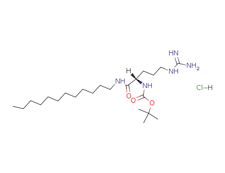 ((S)-1-Dodecylcarbamoyl-4-guanidino-butyl)-carbamic acid tert-butyl ester; hydrochloride