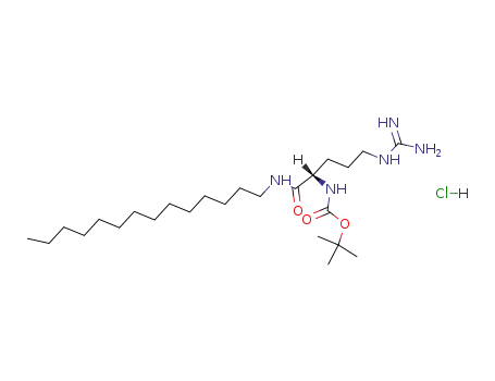 ((S)-4-Guanidino-1-tetradecylcarbamoyl-butyl)-carbamic acid tert-butyl ester; hydrochloride