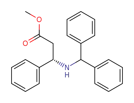 methyl (S)-3-(benzhydrylamino)-3-phenylpropionate