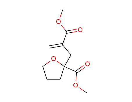 2-(2-methoxycarbonyl-allyl)-tetrahydro-furan-2-carboxylic acid methyl ester