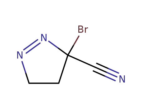 3-bromo-3-cyano-4,5-dihydropyrazole
