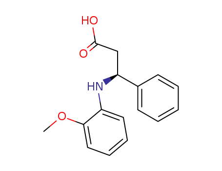 (S)-3-(2-Methoxy-phenylamino)-3-phenyl-propionic acid