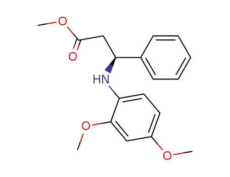 methyl 3-(2,4-dimethoxyphenyl)amino-3-phenyl-propionate