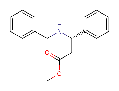 (S)-(-)-methyl 3-(N-benzylamino)-3-phenylpropanoate
