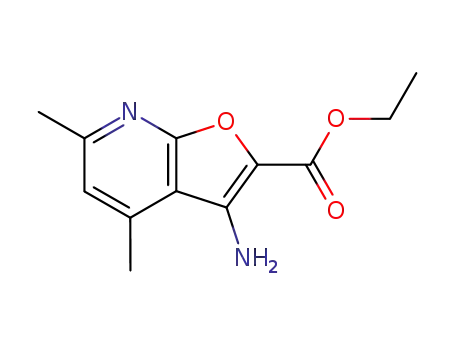 ethyl 3-amino-4,6-dimethyl-furo[2,3-b]pyridine-2-carboxylate