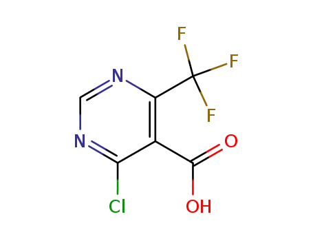 4-chloro-6-(trifluoromethyl)pyrimidine-5-carboxylic acid