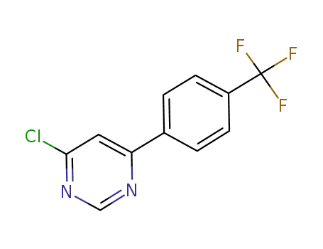 4-chloro-6-(4-(trifluoromethyl)phenyl)pyrimidine