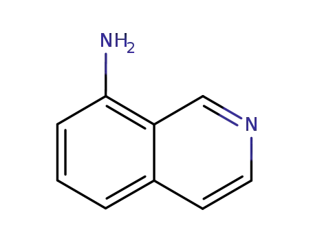 Molecular Structure of 23687-27-6 (8-Aminoisoquinoline)