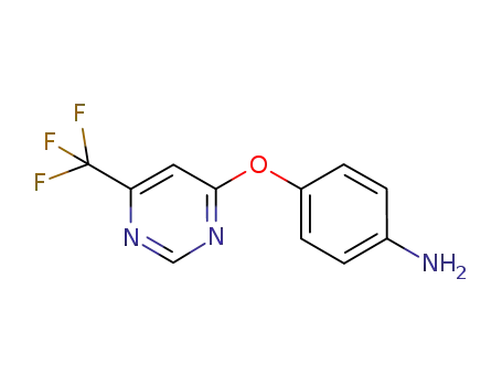 4-(6-trifluoromethyl-pyrimidin-4-yloxy)-phenylamine