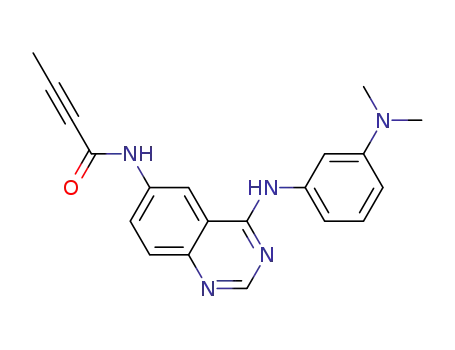 but-2-ynoic acid [4-(3-dimethylamino-phenylamino)-quinazolin-6-yl]-amide