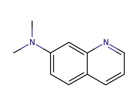 Molecular Structure of 89770-32-1 (DIMETHYL-QUINOLIN-7-YL-AMINE)
