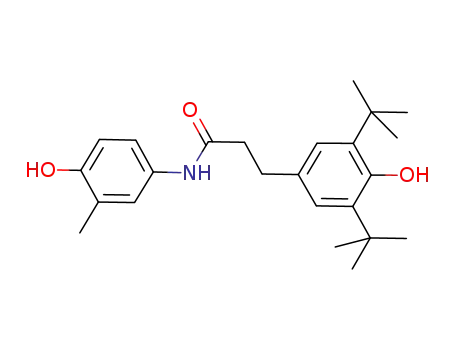 3,5-bis(1,1-dimethylethyl)-4-hydroxy-N-(4-hydroxy-3-methylphenyl)-benzenepropanamide