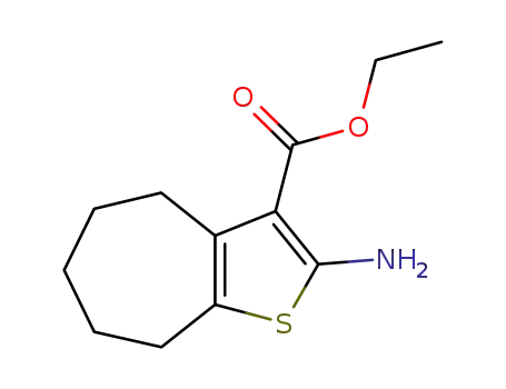 2-amino-5,6,7,8-tetrahydro-4H-cyclohepta[b]thiophene-3-carboxylic acid ethyl ester